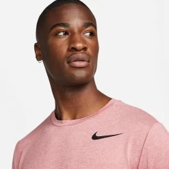 Nike Men's Dri-FIT Utility Static Training Tee -Ball Games Comprehensive Shop AR0196 622 ArchaeoPink MODDET