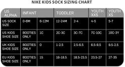 Jordan Youth Legend Crew Socks – 6 Pack -Ball Games Comprehensive Shop BJ0343 RK2 GymRedBlack DET