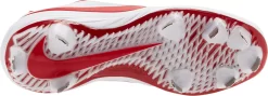 Nike Women's Lunar Hyperdiamond 3 Pro Metal Fastpitch Softball Cleats 6 Nike Women's Lunar Hyperdiamond 3 Pro Metal Fastpitch Softball Cleats -Ball Games Comprehensive Shop CD0110 107 WhiteRed SOLE