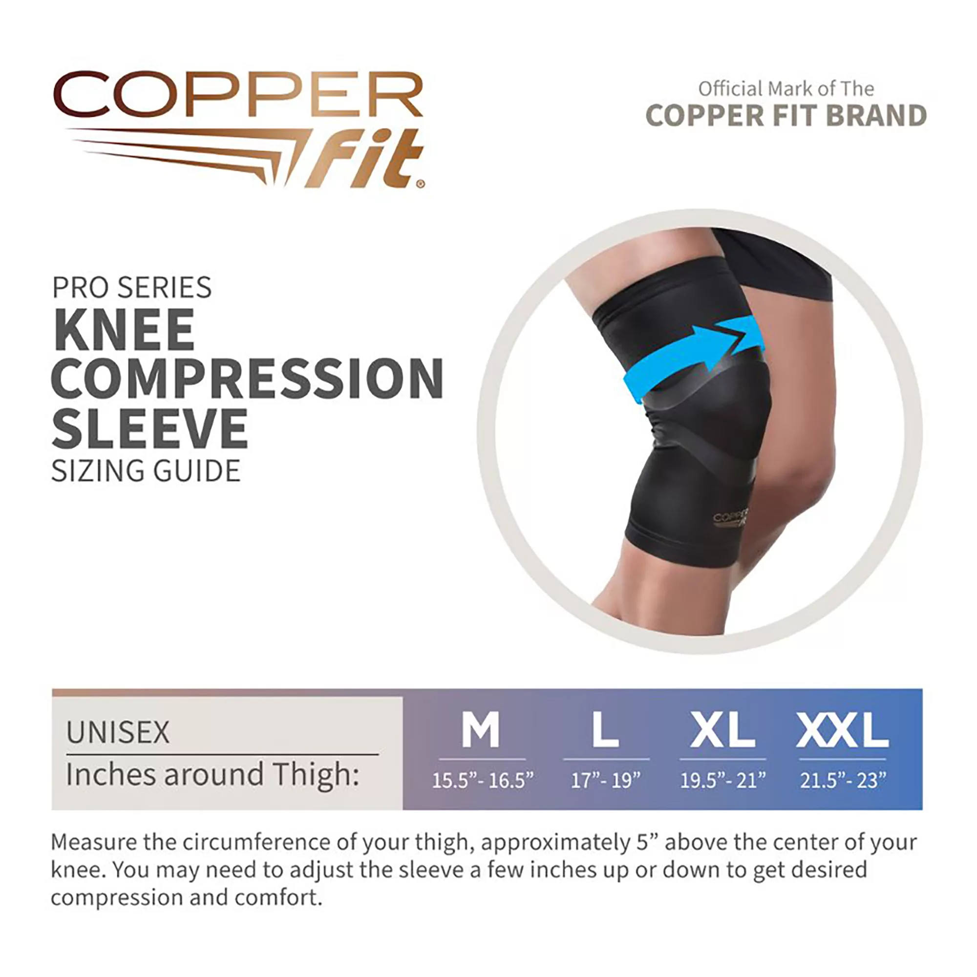 Copper Fit Pro Series Knee Sleeve 9 Copper Fit Pro Series Knee Sleeve - Image 7