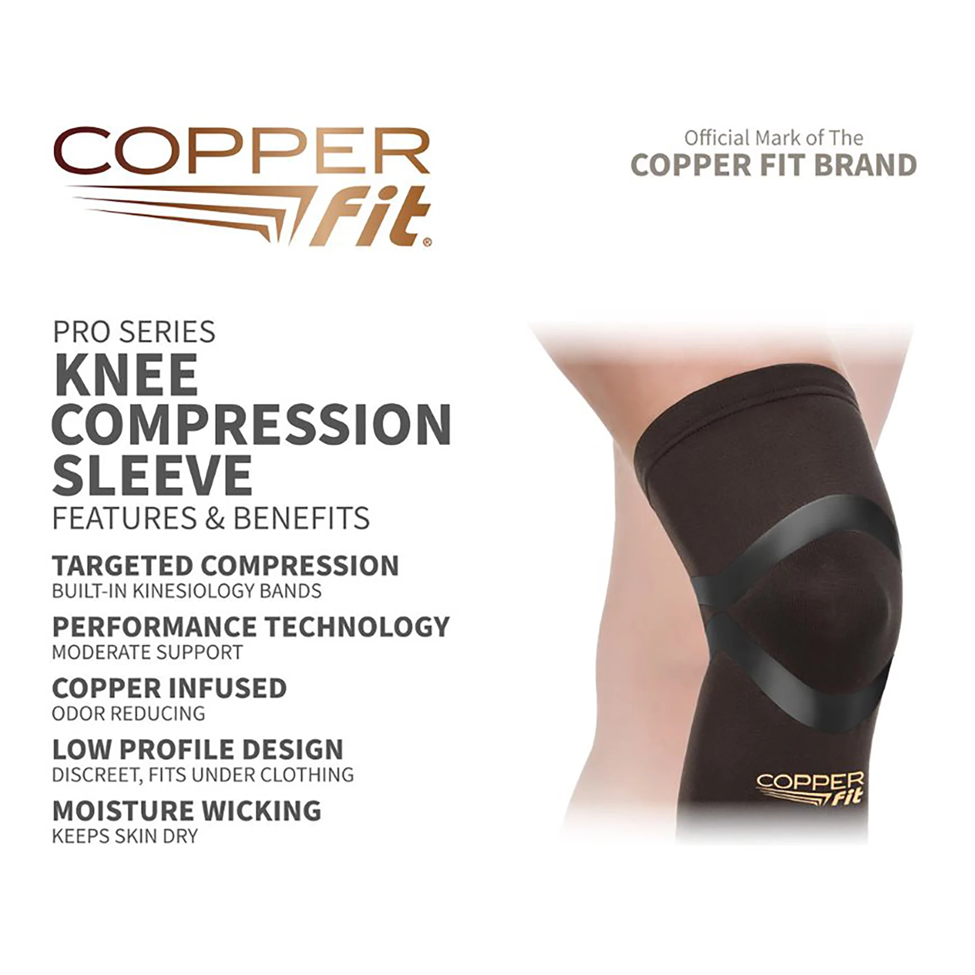 Copper Fit Pro Series Knee Sleeve 8 Copper Fit Pro Series Knee Sleeve - Image 6