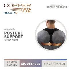 Copper Fit Posture Support -Ball Games Comprehensive Shop CFPT1SZ4 Black DET alt1