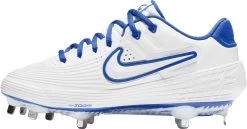 Nike Women's Zoom Hyperdiamond 3 Elite Metal Fastpitch Softball Cleats -Ball Games Comprehensive Shop CI2229 106 WhiteRoyal INS