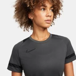Nike Women's Dri-FIT Academy Soccer Shirt -Ball Games Comprehensive Shop CV2627 060 Anthracite MODDET alt1