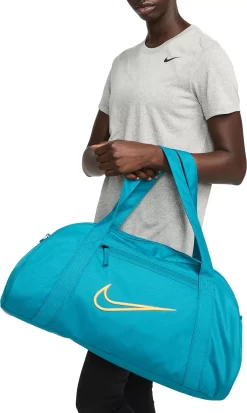 Nike Gym Club Training Duffel Bag -Ball Games Comprehensive Shop DA1746 367 BrightSprucePeachCream MODSDE