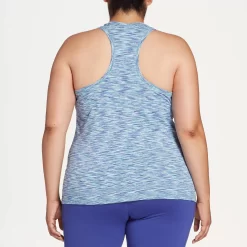 DSG Women's Plus Size Performance Tight Fit Tank Top -Ball Games Comprehensive Shop DAW39117SDWP CapriSea MODBCK