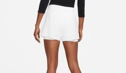 Nike Women's NikeCourt Victory Tennis Shorts -Ball Games Comprehensive Shop DH9557 100 WhiteBlack MODBCK