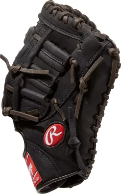 Rawlings 12.5'' Premium Series First Base Mitt -Ball Games Comprehensive Shop DICD125BWFBRZ DICD125BWFB30 Black SDER