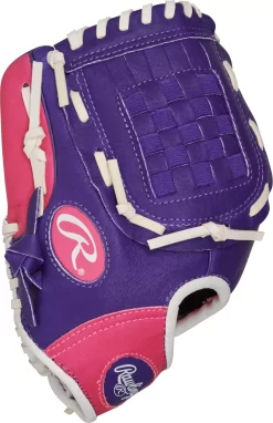 Rawlings 10'' Tee Ball Highlight Series Glove 11 Rawlings 10'' Tee Ball Highlight Series Glove -Ball Games Comprehensive Shop DICHFP10PPWLZ DICHFP10PPW03 Purple SDEL