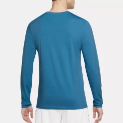 Nike Men's “Game So Fresh” Basketball Long Sleeve T-Shirt -Ball Games Comprehensive Shop DN2996 446 LaserBlue MODBCK