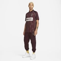Nike Men's F.C. Repel Woven Soccer Pants -Ball Games Comprehensive Shop DQ5043 652 BurgundyCrush MODSTL