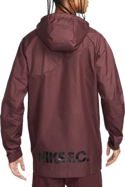 Nike Men's F.C. Storm-FIT Hooded Soccer Rain Jacket -Ball Games Comprehensive Shop DQ5202 652 BurgundyCrush MODDET