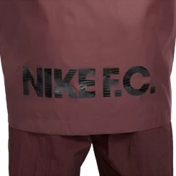 Nike Men's F.C. Storm-FIT Hooded Soccer Rain Jacket -Ball Games Comprehensive Shop DQ5202 652 BurgundyCrush MODDET alt7