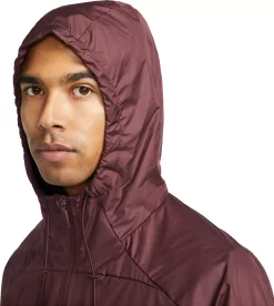 Nike Men's F.C. Storm-FIT Hooded Soccer Rain Jacket -Ball Games Comprehensive Shop DQ5202 652 BurgundyCrush SWATCH