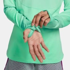 Nike Women's Therma-Fit Strike Winter 1/2 Zip Drill Long-Sleeve Shirt 14 Nike Women's Therma-Fit Strike Winter 1/2 Zip Drill Long-Sleeve Shirt -Ball Games Comprehensive Shop DQ6825HO22 342 GreenGlow MODDET alt2