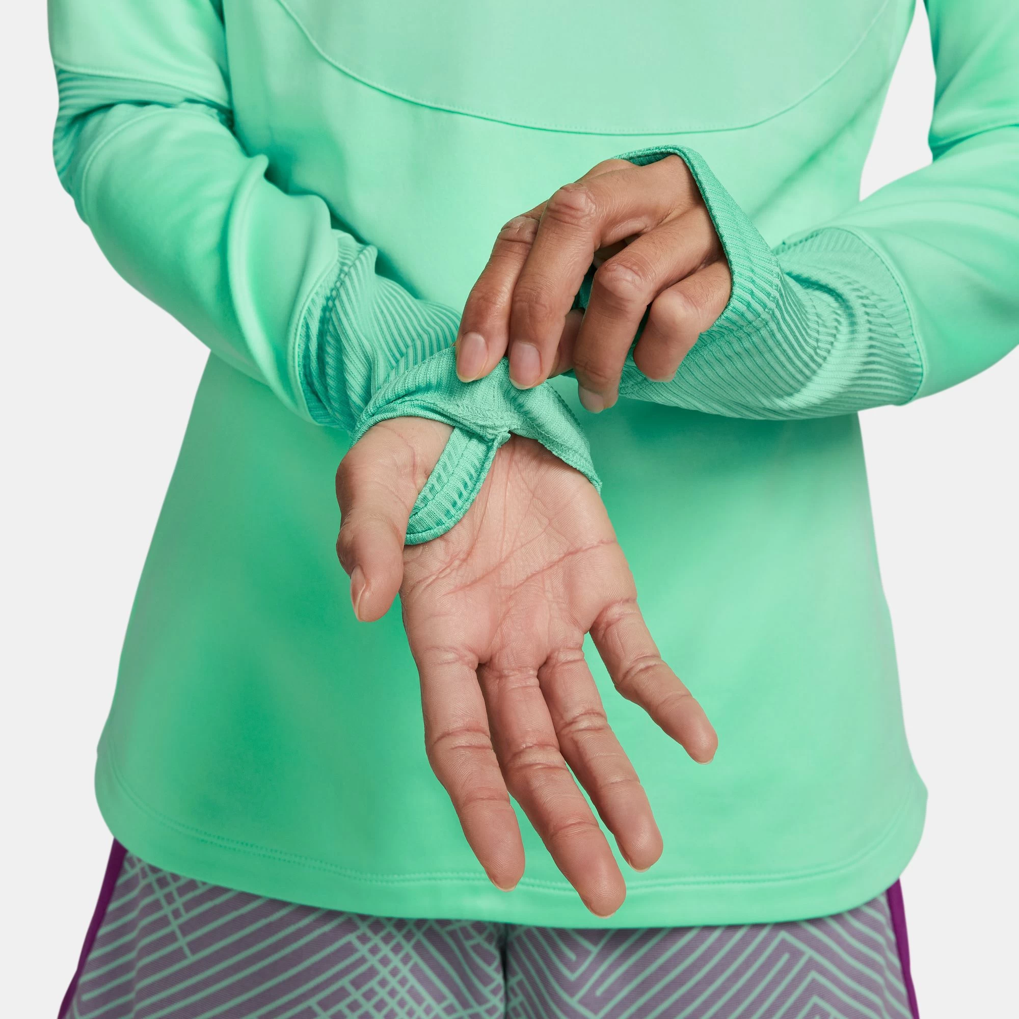 Nike Women's Therma-Fit Strike Winter 1/2 Zip Drill Long-Sleeve Shirt 8 Nike Women's Therma-Fit Strike Winter 1/2 Zip Drill Long-Sleeve Shirt - Image 6