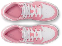 Jordan Kids' Grade School Air Jordan 1 Mid Basketball Shoes -Ball Games Comprehensive Shop DQ8423 616 CoralWhite TOP