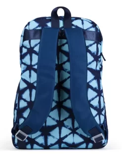 Ame & Lulu Drop Shot Pickleball Backpack -Ball Games Comprehensive Shop DSPBB250 BlueShibori BCK