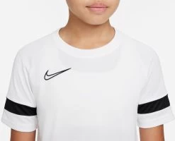 Nike Boys' Dri-FIT Academy Soccer T-Shirt -Ball Games Comprehensive Shop DV2849 100 WhiteBlack MODDET