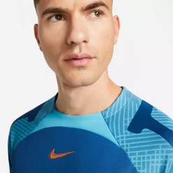 Nike Men's Dri-FIT Strike Soccer Shirt -Ball Games Comprehensive Shop DV2859 407 DkMarinaBlue MODDET