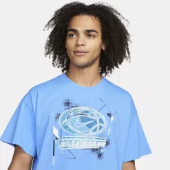 Nike Men's Max 90 Basketball T-Shirt -Ball Games Comprehensive Shop DV9630 412 UniversityBlue MODDET