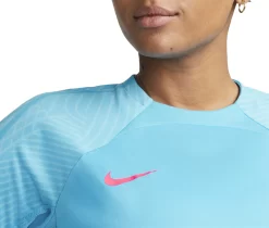 Nike Women's Dri-FIT Strike Short Sleeve Shirt -Ball Games Comprehensive Shop DX0517SP23 416 BalticBlue MODDET