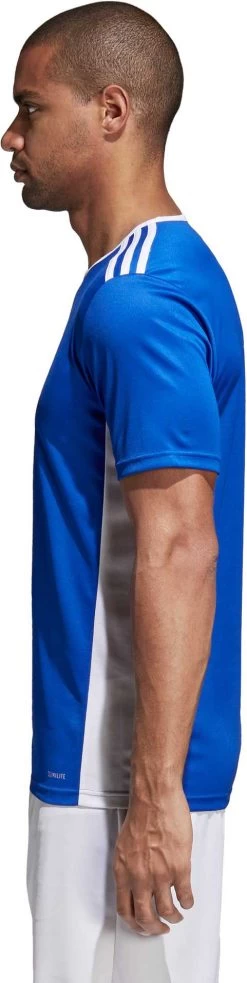 Adidas Men's Entrada 18 Soccer Jersey -Ball Games Comprehensive Shop ENTRADA18JRSY CF1037 BoldBlue MODSDE