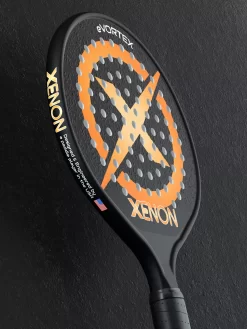 Xenon EVORTEX Heated Handle Platform Tennis Paddle -Ball Games Comprehensive Shop EVORTEX BlackOrange AR alt1