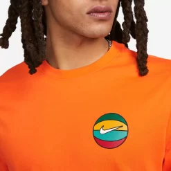 Nike Men's Dri-FIT Basketball T-Shirt -Ball Games Comprehensive Shop FD0046 885 BrightMandarin MODDET