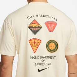 Nike Men's Max90 Basketball T-Shirt -Ball Games Comprehensive Shop FD0050 113 CoconutMilk MODDET alt1
