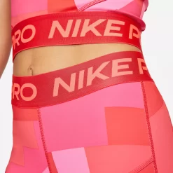 Nike Women's Pro 3" Alpha Shorts -Ball Games Comprehensive Shop FD0956 635 BrightCrimson MODDET alt1