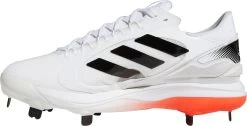 Adidas Women's Purehustle 2 Elite Metal Fastpitch Softball Cleats -Ball Games Comprehensive Shop GX2805 WhiteBlack INS