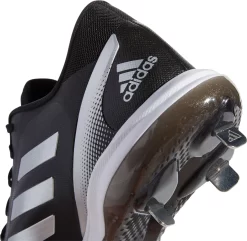 Adidas Women's Purehustle 2 Metal Fastpitch Softball Cleats -Ball Games Comprehensive Shop H00984 BlackSilver DET alt1