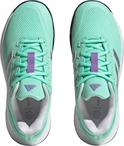 Adidas Women's GameCourt 2 Tennis Shoes -Ball Games Comprehensive Shop HQ8475 MintSilver TOP