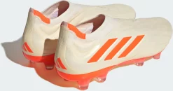Adidas Copa Pure+ FG Soccer Cleats -Ball Games Comprehensive Shop HQ8894 WHITEORANGE BCK