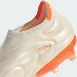 Adidas Copa Pure+ FG Soccer Cleats -Ball Games Comprehensive Shop HQ8894 WHITEORANGE DET alt1
