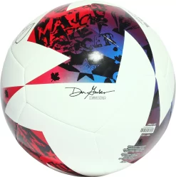 Adidas MLS Training Soccer Ball -Ball Games Comprehensive Shop HT9027 4 WhiteRedBlue BCK