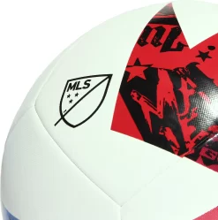 Adidas MLS Training Soccer Ball -Ball Games Comprehensive Shop HT9027 4 WhiteRedBlue DET