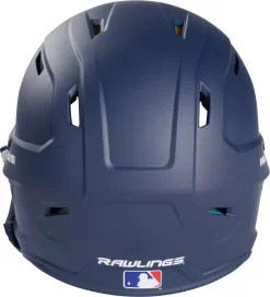 Rawlings Senior MACH Baseball Batting Helmet W/ Adjustable Face Guard -Ball Games Comprehensive Shop MACHADJRH SR DICMA07SMNADJ Navy BCK