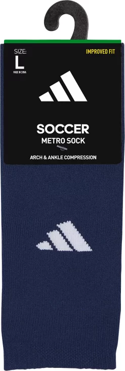 Adidas Unisex Metro 6 OTC Socks -Ball Games Comprehensive Shop METRO6OTC NavyGreyBlack DET alt4