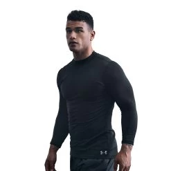 Under Armour Men's ColdGear Armour Mock Neck Long Sleeve Shirt -Ball Games Comprehensive Shop Mens 3 1044