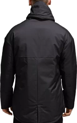 Adidas Men's Soccer Stadium 18 Parka -Ball Games Comprehensive Shop S1806GHTT030 BQ6594 BlackWhite MODBCK