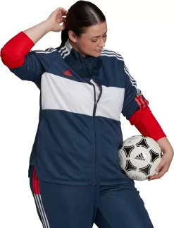 Adidas Women's Tiro 21 Americana Track Jacket 17 Adidas Women's Tiro 21 Americana Track Jacket -Ball Games Comprehensive Shop S2106GHTAN104WA GU8233 CrewNavyWhit MODDET alt1