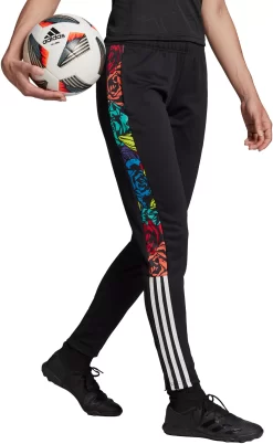 Adidas Women's Tiro 21 Soccer Pants -Ball Games Comprehensive Shop S2206GHTAN903W HC3932 BlackMultiCol MODSDE