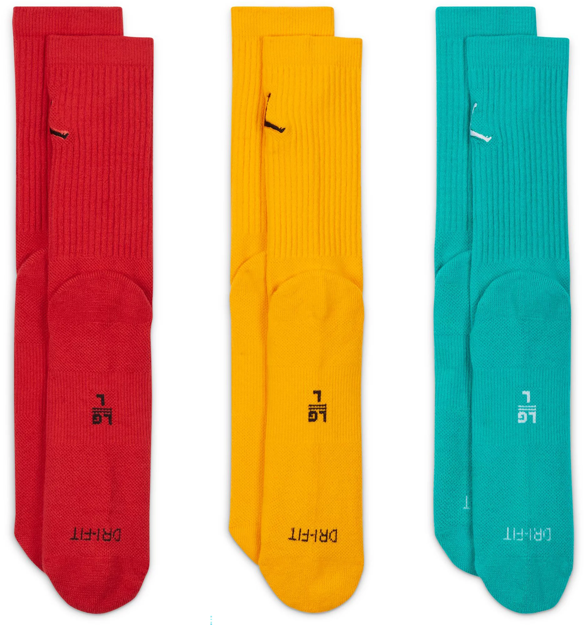 Jordan Everyday Max Unisex Crew Socks - 3 Pack 5 Jordan Everyday Max Unisex Crew Socks - 3 Pack - Image 3