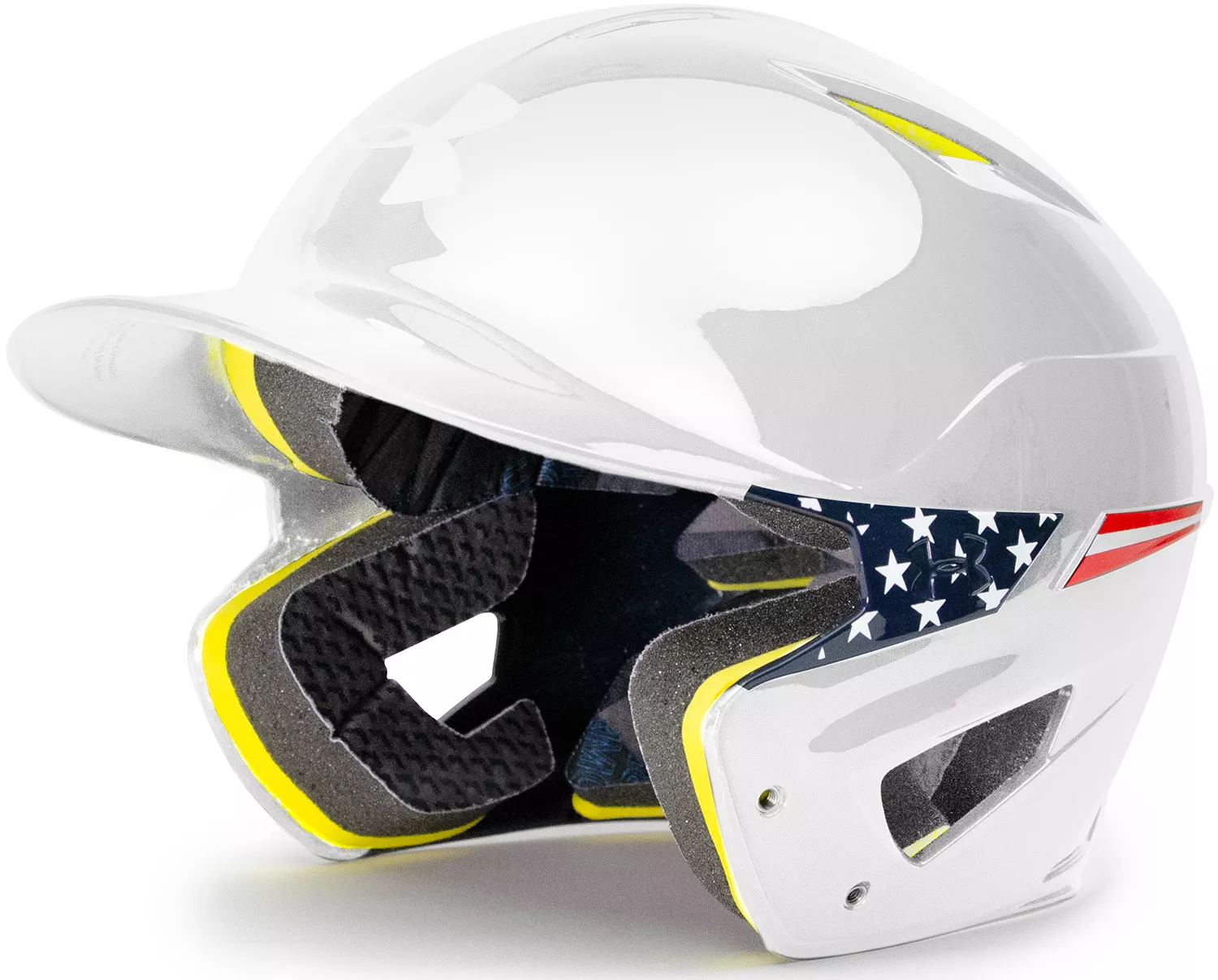 Under Armour Senior USA Converge Batting Helmet W/ Universal Jaw Guard 4 Under Armour Senior USA Converge Batting Helmet W/ Universal Jaw Guard - Image 2