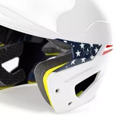 Under Armour Senior USA Converge Batting Helmet W/ Universal Jaw Guard 9 Under Armour Senior USA Converge Batting Helmet W/ Universal Jaw Guard -Ball Games Comprehensive Shop UABH2 USAG100D UABH2SM100D PureWhiteUSA DET