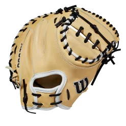 Wilson 33'' A2000 Series CM33 Catcher's Mitt -Ball Games Comprehensive Shop WBW10011533 BlondeTan BCK