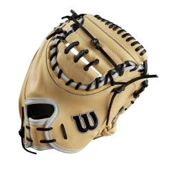 Wilson 33'' A2000 Series CM33 Catcher's Mitt -Ball Games Comprehensive Shop WBW10011533 BlondeTan SDER