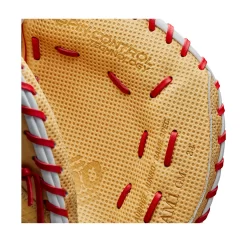 Wilson 34'' Aubree Munro A2000 Series Game Model Fastpitch Catcher's Mitt W/ Spin Control™ -Ball Games Comprehensive Shop WBW10024434 White DET alt3